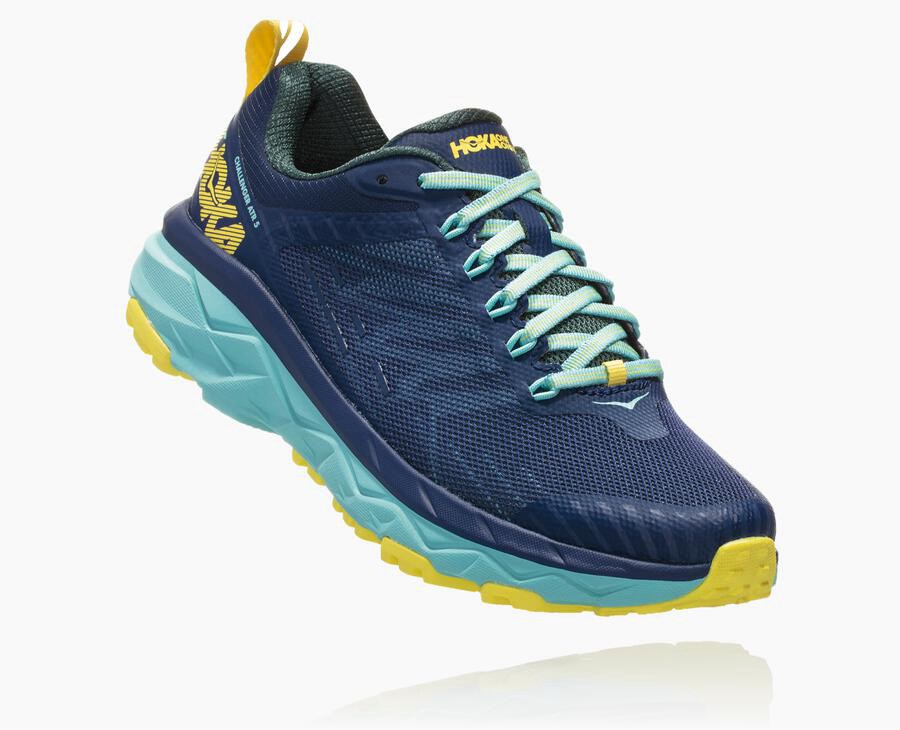 Hoka One One Trainers Womens Blue - Challenger ATR 5 - 16328TDYI